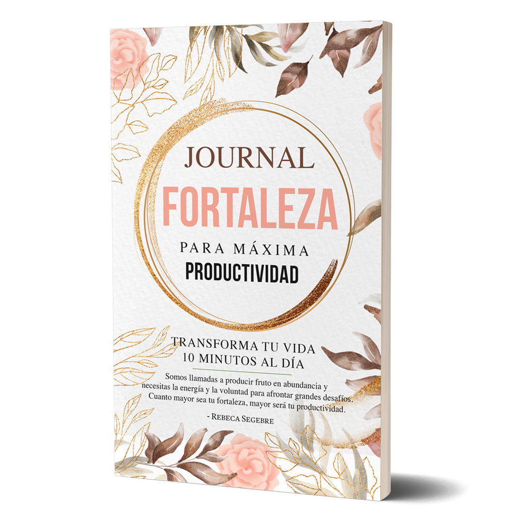 Journal Fortaleza para máxima productividad Mujer Valiosa