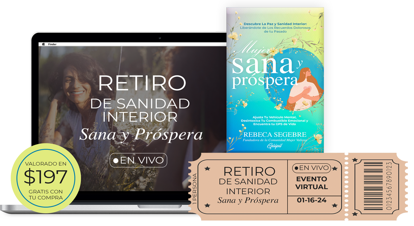 NUEVO: Libro Mujer Sana y Próspera: Ajusta Tu Vehículo Mental, Desintoxica Tu Combustible Emocional y Encuentra tu GPS de Vida