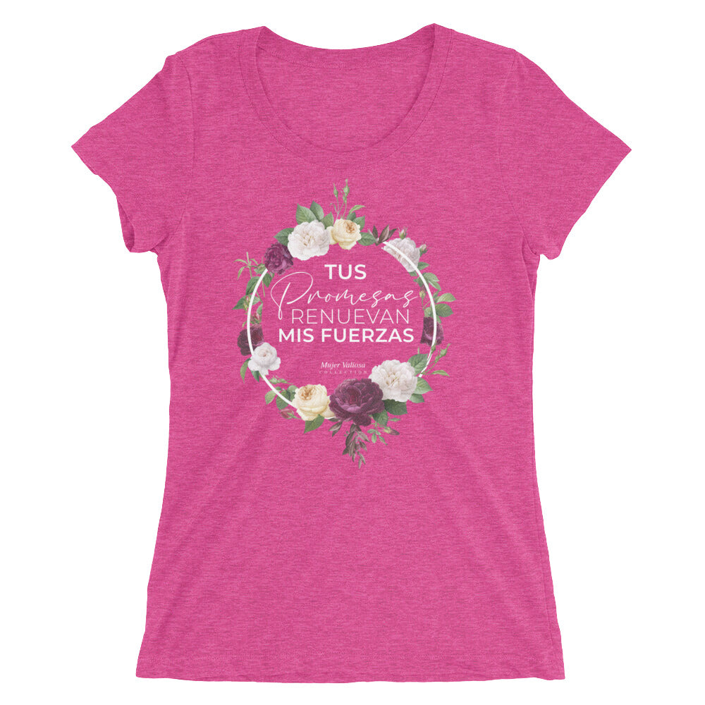 Camiseta de manga corta para mujer