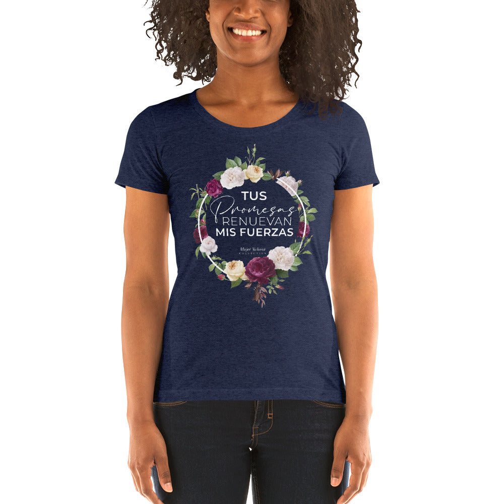Camiseta de manga corta para mujer