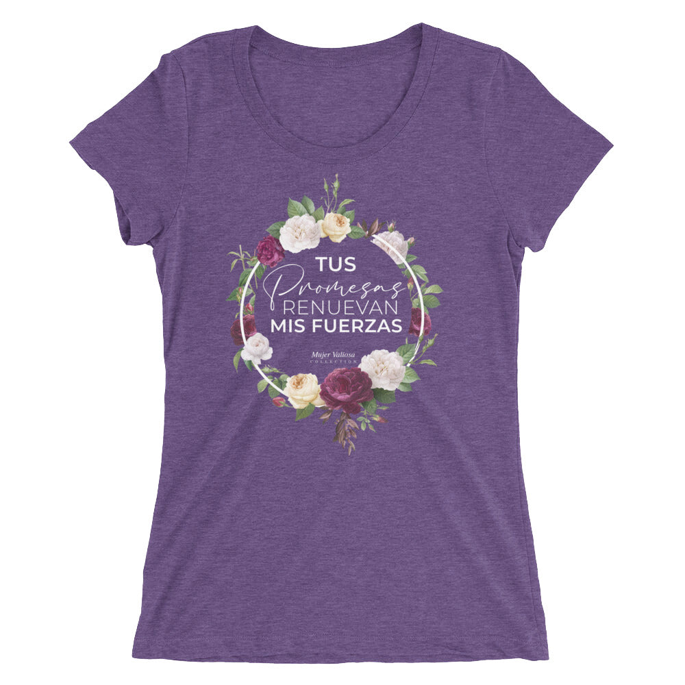 Camiseta de manga corta para mujer