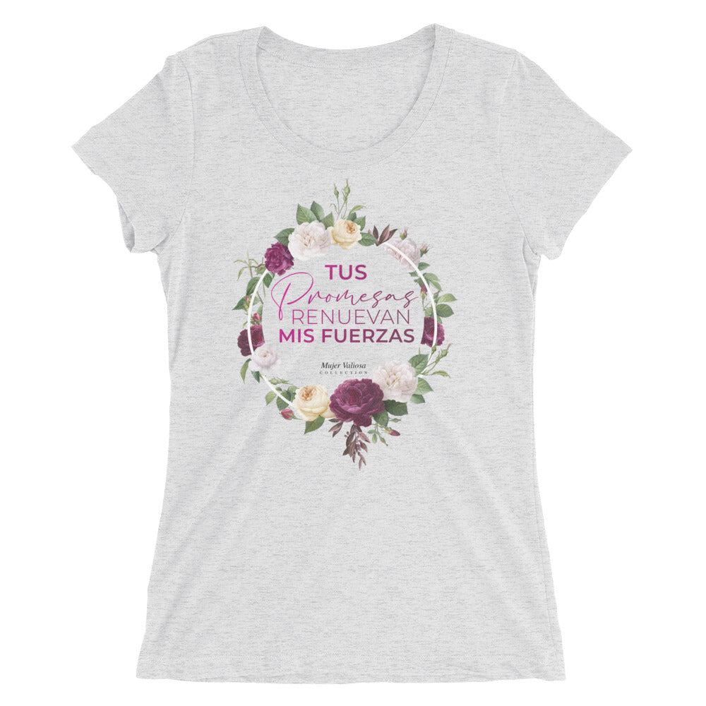 Camiseta de manga corta para mujer